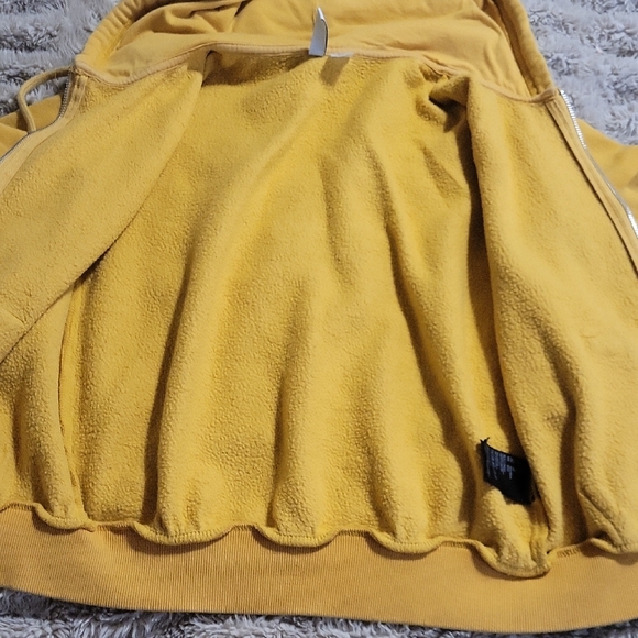H&M Mustard Zip Up Hoodie XS - Picture 5 of 6